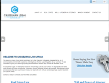 Tablet Screenshot of casselmanlegal.com